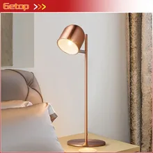 Скандинавский сенсорный затемняющий настольная лампа для чтения гостиной спальни настольная лампа светодиодный Железный Настольный светильник