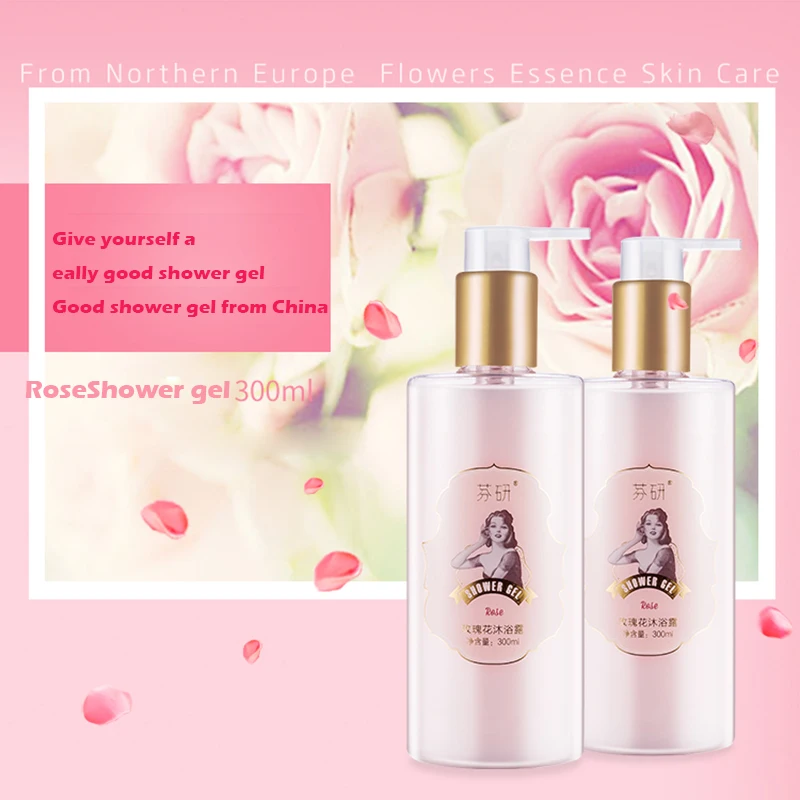 Harga Freyja Memenuhi Syarat Pemasok 100% Alami Mawar Lotion Pelembab Clean Scrub Pemutih Kulit Tubuh Mencuci Bath   Body Lotion Shower Gel