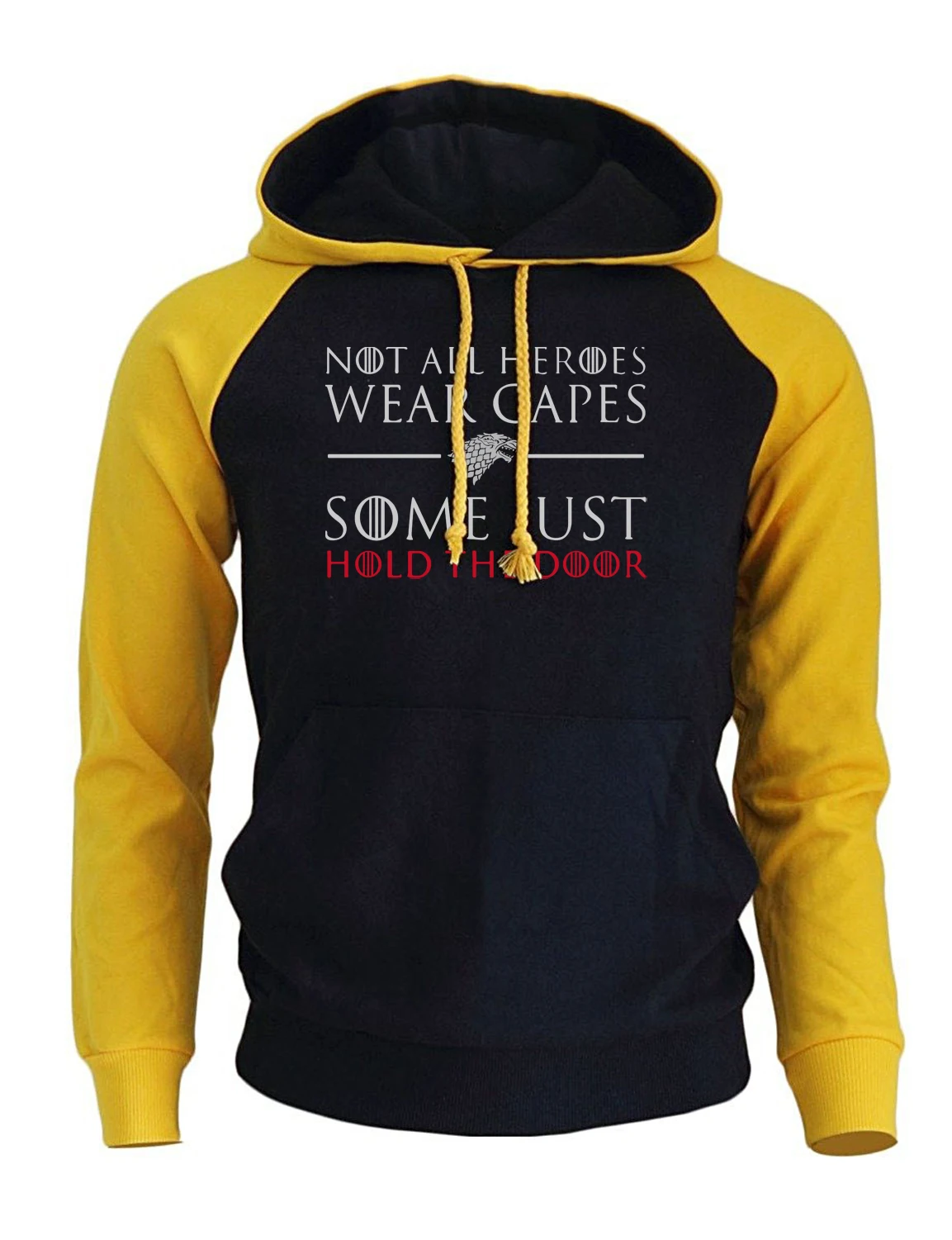 Men's Sportswear Hoodies Print NOT ALL HEROES WEAR CAPES SOME JUST HOLD THE DOOR Hip Hop Sweatshirt For Men 2019 Spring Hoodie | Мужская