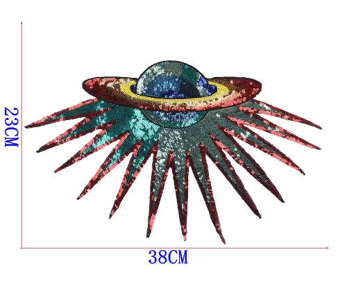 Twilingh патчи большая Вселенная вышитые термоклейкая заплата для одежды - Цвет: 1 Piece