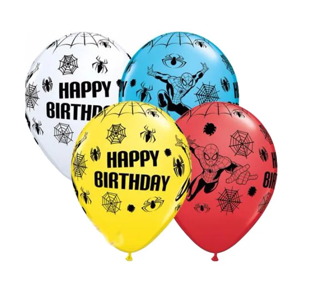 1 шт воздушные шары-пауки красные вечерние надувные герои большой гелиевый воздушный шар из фольги для маленьких мальчиков, украшение для дня рождения - Цвет: S