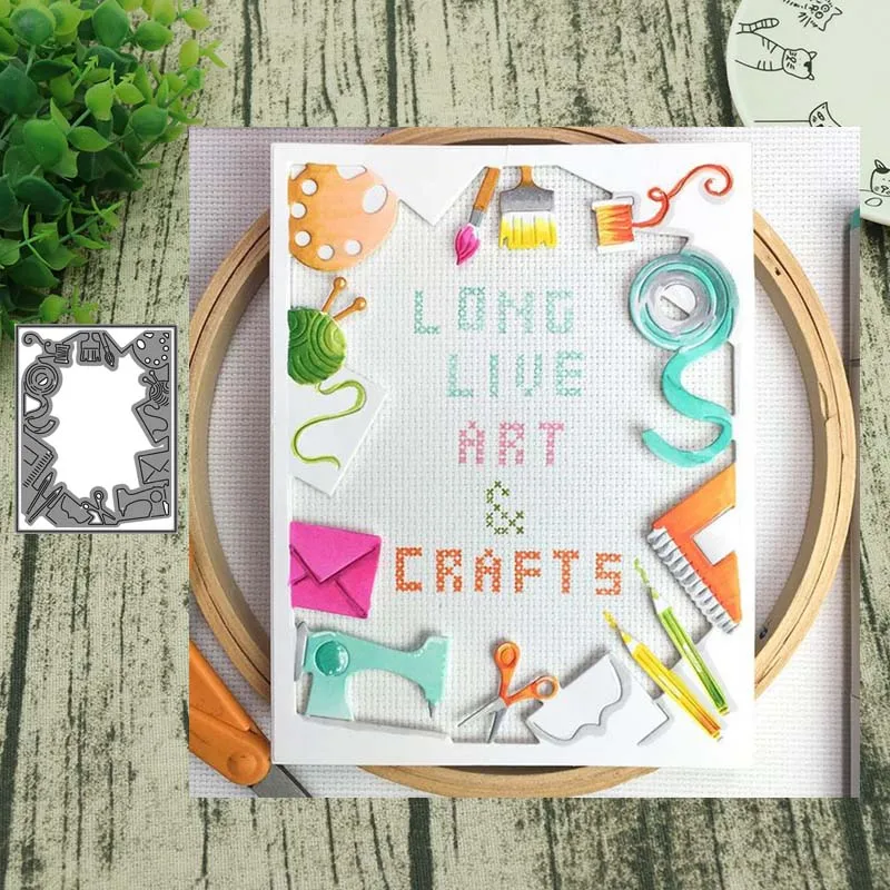 

Tailor background Metal Cutting Dies Stencils Scrapbooking Album Paper Decorative Craft Embossing New 2019