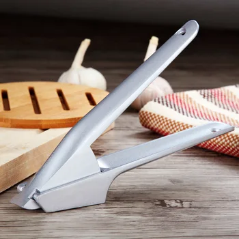 

Hot Sale Aluminum Alloy Garlic Presses Slicer Convenient Split Crusher Ginger Garlic Crusher Kitchen Tools W7458