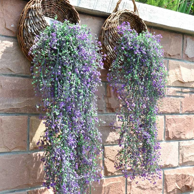 

Simulation Artificial Plant Rattan Vine Decoration Realistic for Home Wedding Party MF999