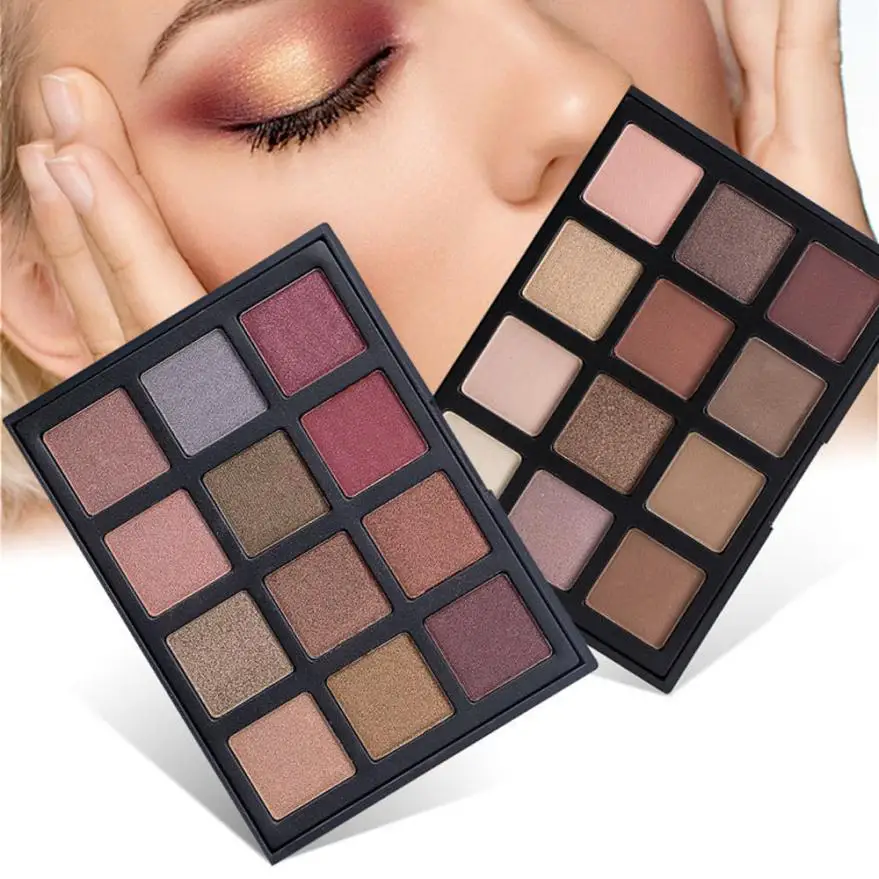 Buy Fashion 12 Colors Eyeshadow Palette Luxury Golden Matte Nude Eye Shadow