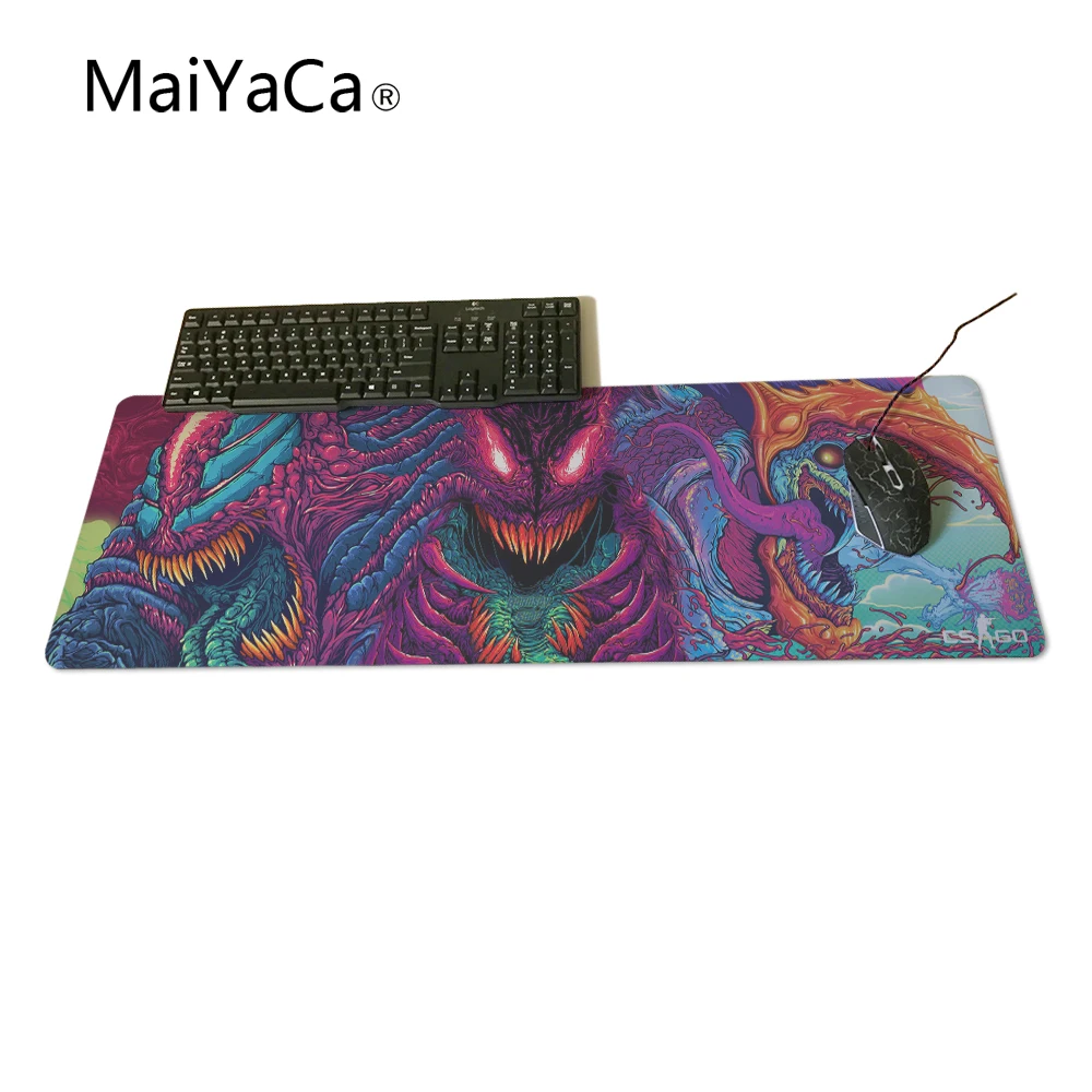 

MaiYaCa Professional Gaming Mouse Pad Gamer Large Thicken Comfy Gaming Rubber Mouse Pad For Beast Mouse Pad As Christmas Gift