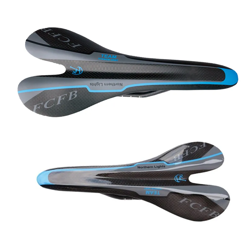 

sale Special NEW blue FCFB racing team carbon saddle seat road bicycle parts saddle road muntain bike use carbon cycling