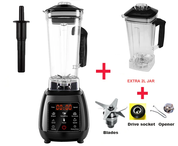 BLACK 2L Jar N Parts