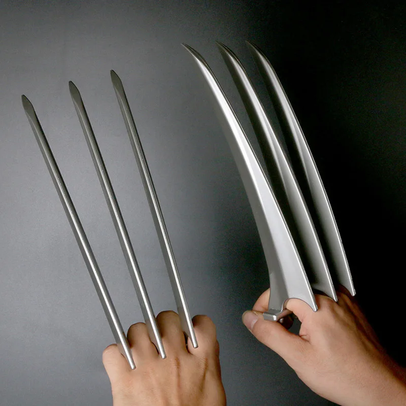 

PVC One Pair 25cm X MAN Wolverine Claws With High Quality of Refinement Cosplay Props Halloween X-men Superhero Cosplay Gift