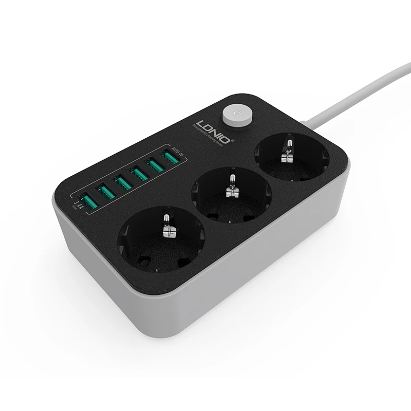Aliexpress.com : Buy LDNIO SE3631 3 EU AC Outlets