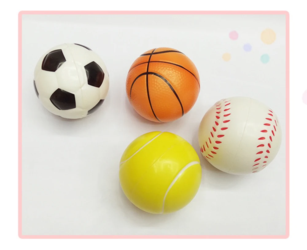 12 шт./компл. мини спортивные мячи для детей игрушка футбольный мяч Баскетбол Футбол Бейсбол