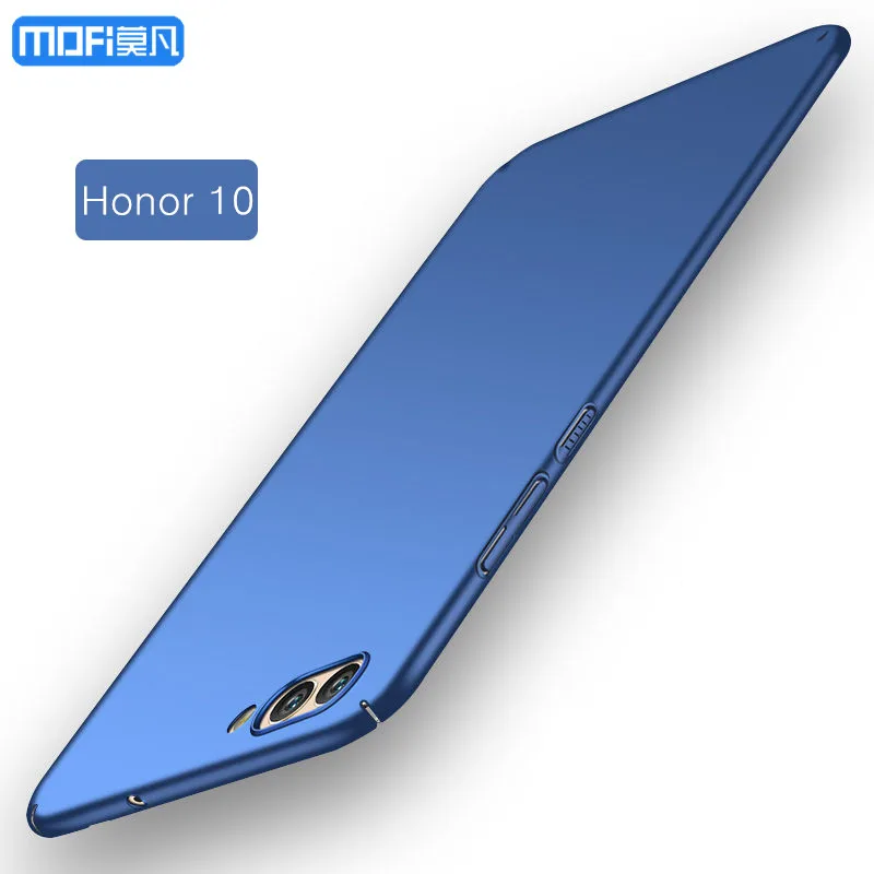 Для Huawei honor 10 Чехол чехол Mofi PC жесткий Простой однотонный Тонкий для honor10 черный