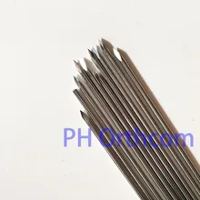 Смешанные Размеры K провод 1,0/1,2/1,5/1,8/2,0/2,5/3,0x250 мм одноконцевой ключ для ветеринарный ортопедический инструмент