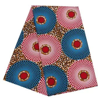 

mylb 2018 Ankara African Polyester Wax Prints Fabric High Quality 6 yard African Fabric for Party Dress