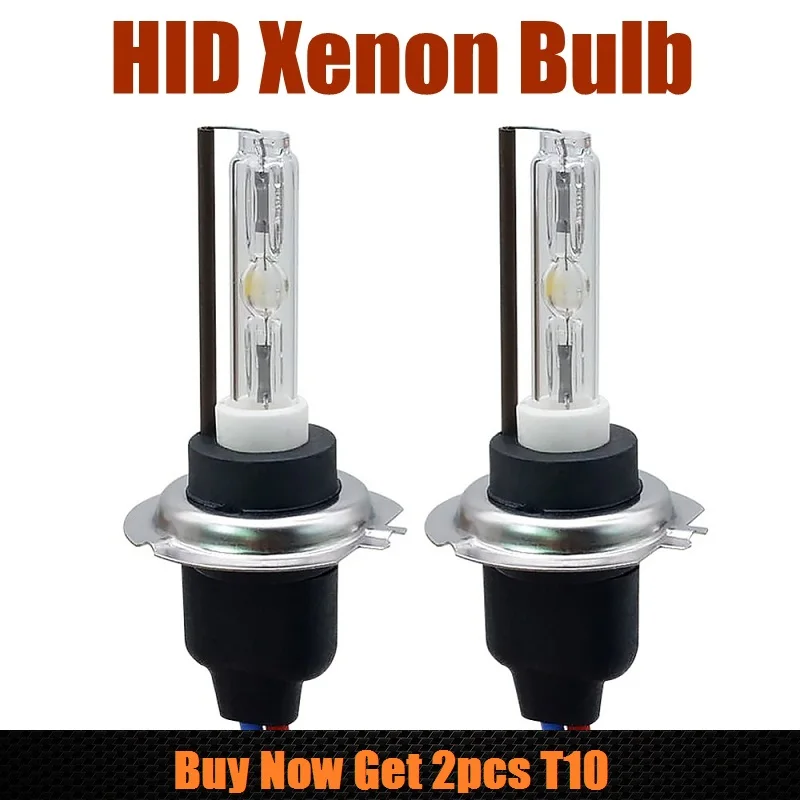 2 шт. Ксеноновые H7 35 Вт H7 HID лампы H11 ксенона 70 Вт Xenon HID комплект H3 H4 H13 9005 9006 9012 лампы 4300K 6000K для автомобильных фар 12V 3600LM