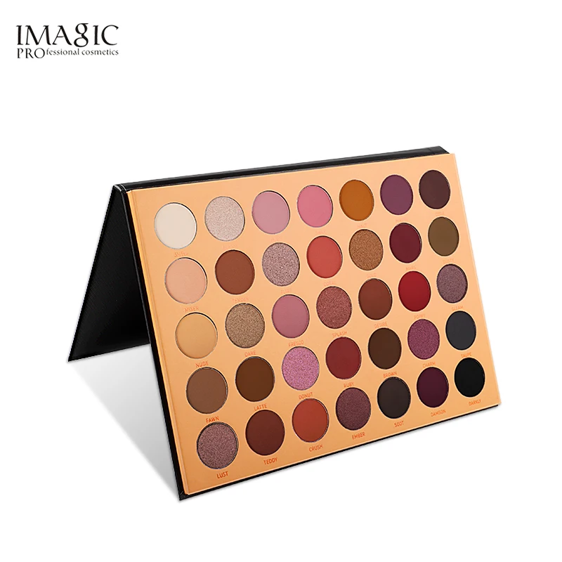 

IMAGIC Eyeshadow Disc Pearlescent 35 Color Flash Sequins Natural Long Lasting Women's Eye Cosmetics
