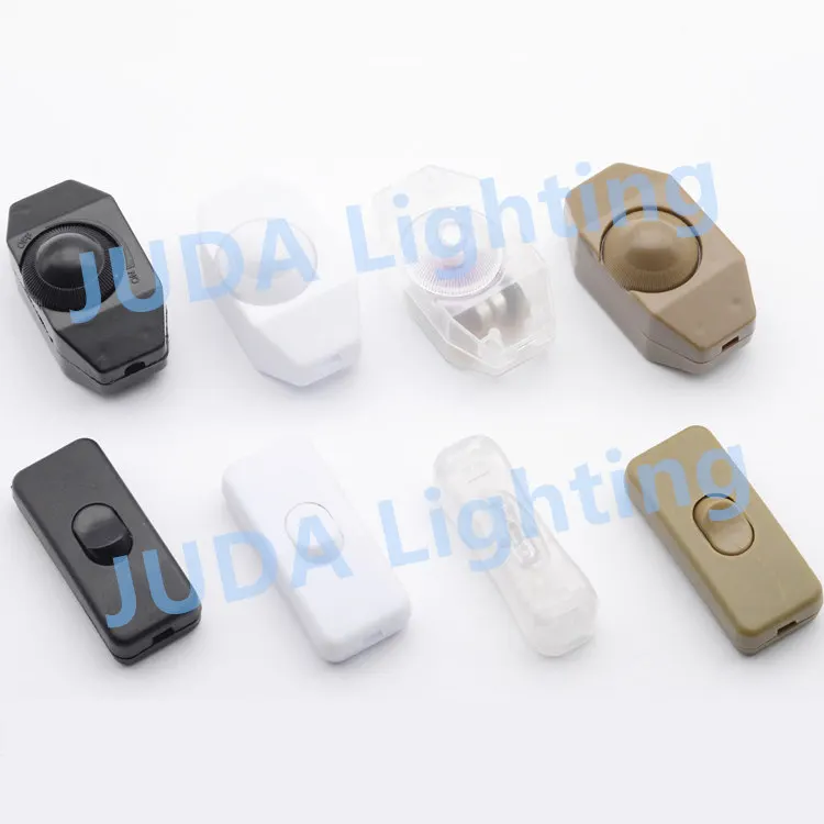 

220V Dimming switch switch dimmer for table light ON / OFF knob rocker button switch for desk light lighting accessories