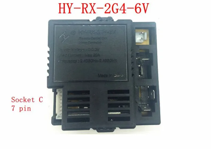 JR-RX-6V Детский Электрический автомобиль bluetooth пульт дистанционного управления и приемник, плавный пусковой контроллер HY-RX-2G4-6V HY-RX-2G4-12V02 - Цвет: HY-RX-2G4-6V