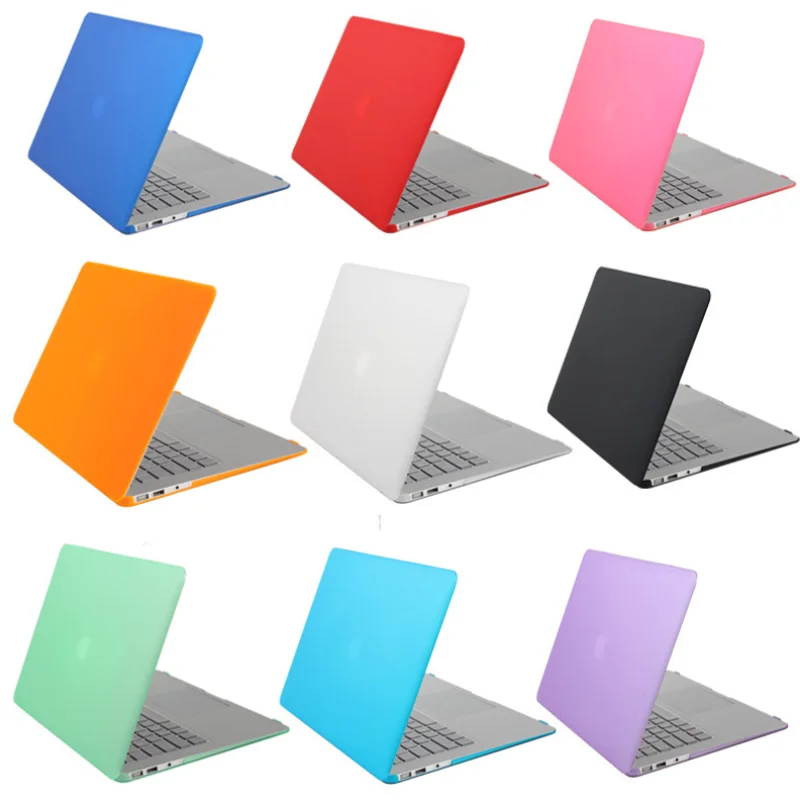 

Luxury Surface Matte Hard Cover Case For Macbook Pro Retina Air 11 12 13 15 Touch Bar Cases 13.3" 15.4" 11.6" inch