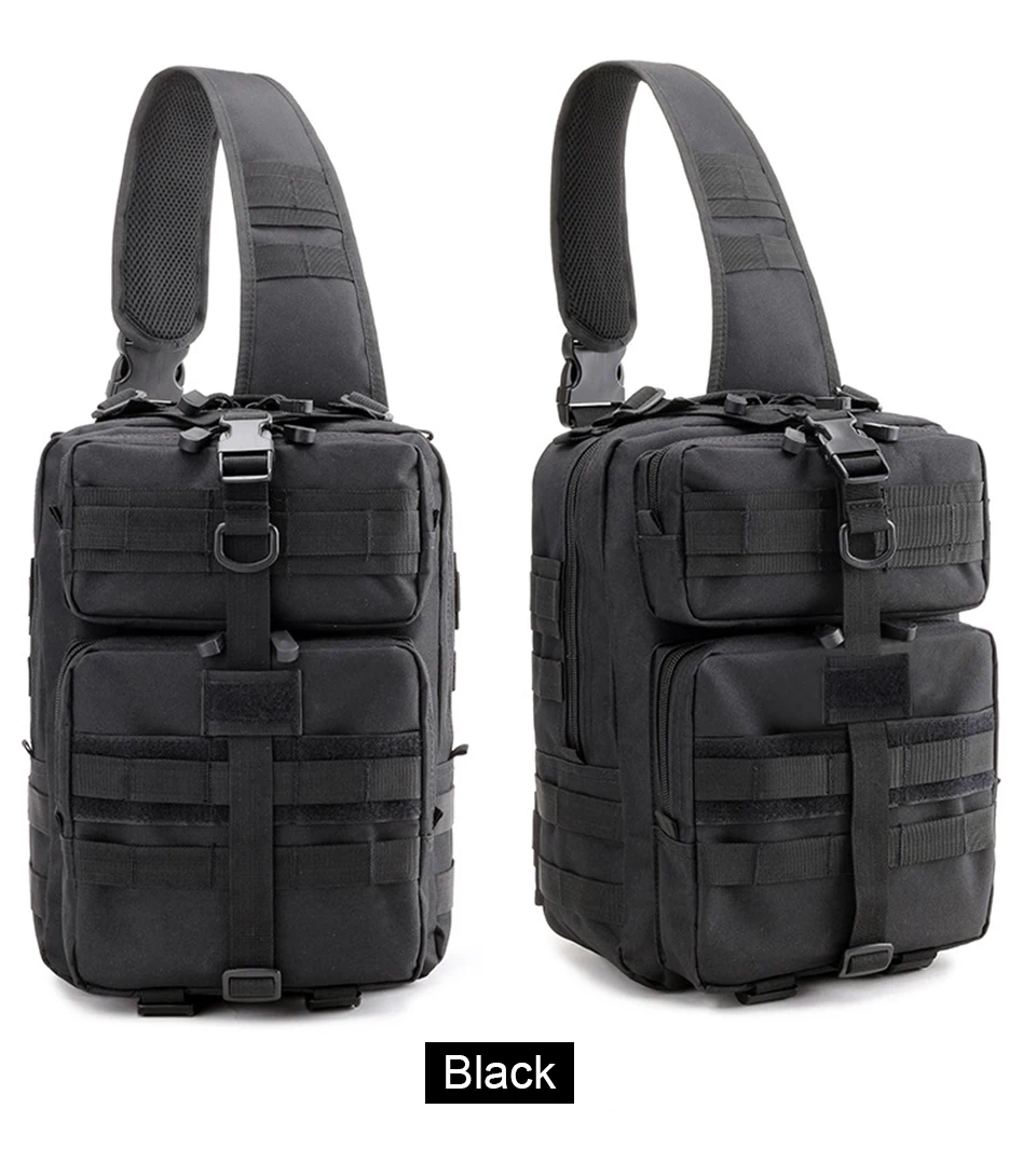Outdoor Sports Military Bag Tactical Bags Chest Crossbody Bag Pack Waterproof Camouflage Bagpack Shoulder Molle Assault Daypack (10)