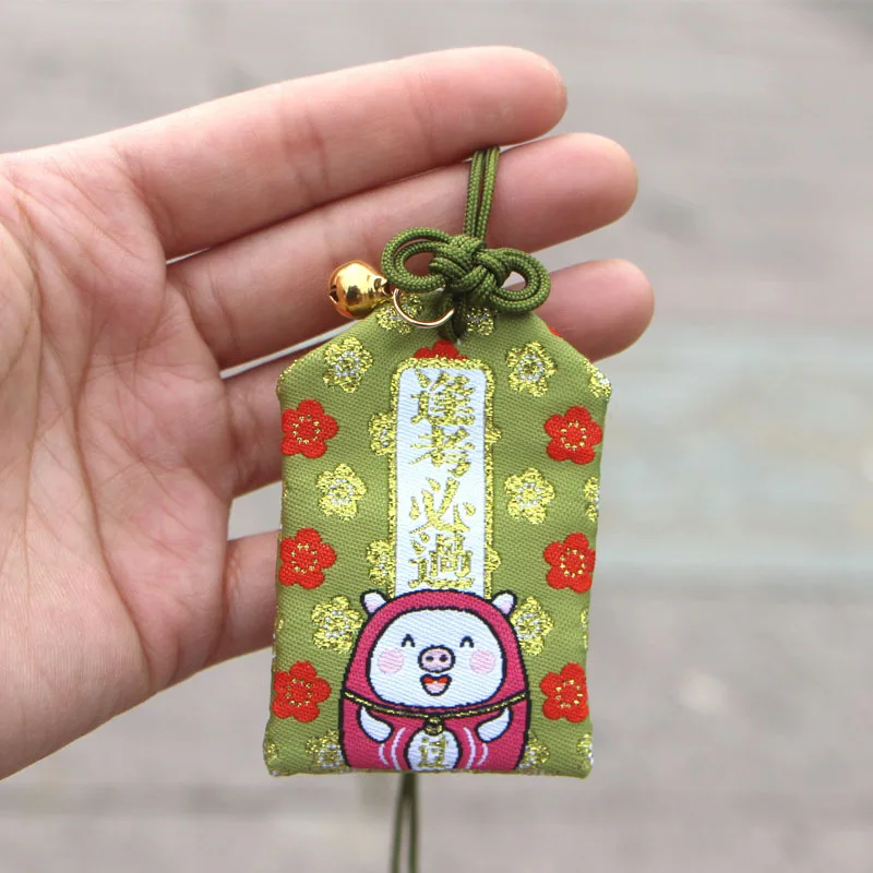 Y01 Новое поступление Omamori молиться Фортуна красота здоровье безопасный прозрачный мешок богатства кулон подарок