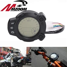Free shipping Motorcycle speedometer 10000 RMP digital lcd 7colors backlight for Yamaha Zuma BMK x125 YW125