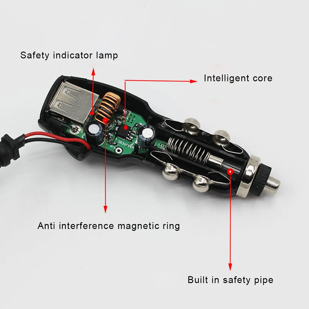 Автомобильное зарядное устройство изогнутый micro USB порт кабель сигарета адаптер для автомобиля dvr камера видео рекордер мобильный кабель Длина 3,5 м