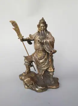 

Chinese brass "Guan Gong" statue