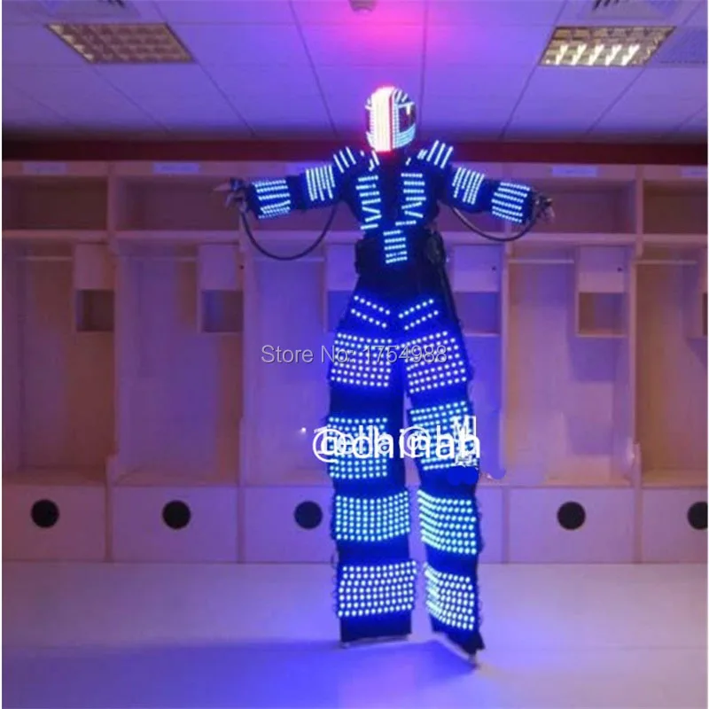 Новый дизайн RGB полноцветные светодиодные костюмы