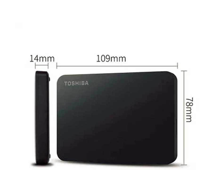 Toshiba 2 ТБ Внешний Мобильный HDD 2," USB 3,0 5400 об/мин внешний жесткий диск 2000 Гб Высокая скорость для ноутбука компьютера ПК
