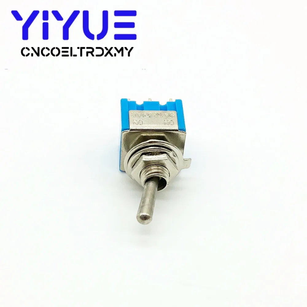 5pcs MTS-202 DPDT Switch 6A 125V AC 6-Pin ON-ON Mini Toggle Switches For Switching Lights Motors Mayitr (4)