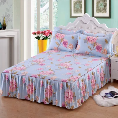 Стиль и новая ткань 150 см* 200 см кровать юбка сделать ваш дом более удобным