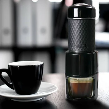 

2018 American STARESSO Mini Hand pressure Coffee machine portable Manual Espresso machine 15-20BAR