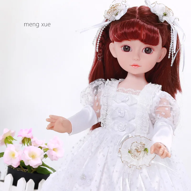 45cm Reborn Baby Doll Mouth Moving Singing Talking Intelligent Dolls Handmade Baby Dolls For Girl Children Toy Gifts