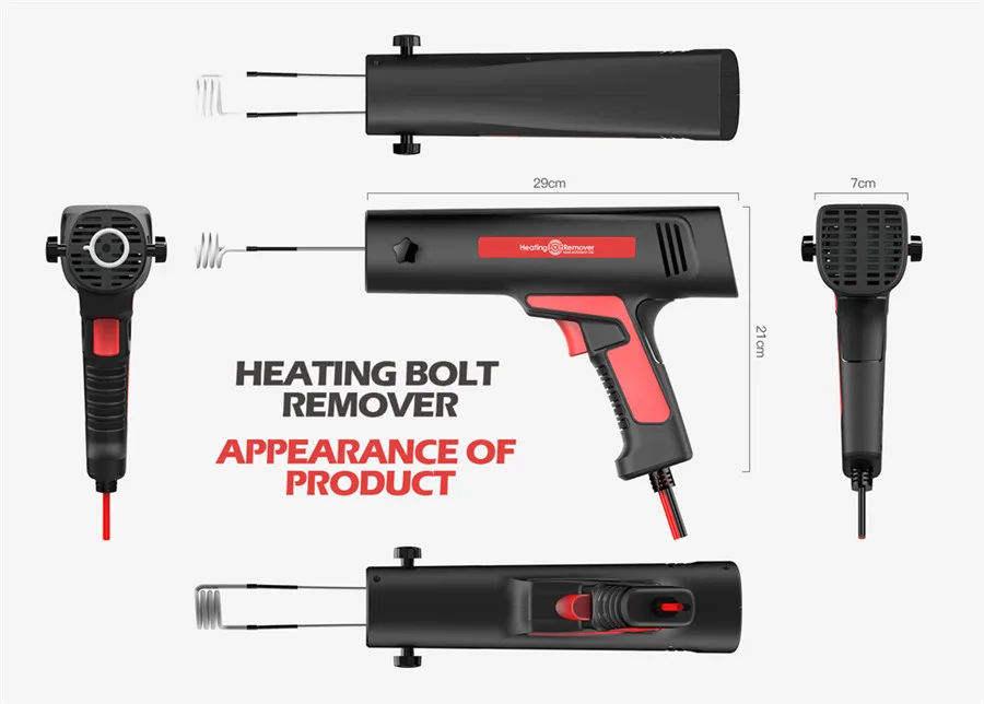 Инструмент для ремонта автомобиля индукционный нагреватель болт теплоотвод выпуска ржавой винтовой инструмент гайка Быстрый сепаратор нагревательный болт для удаления