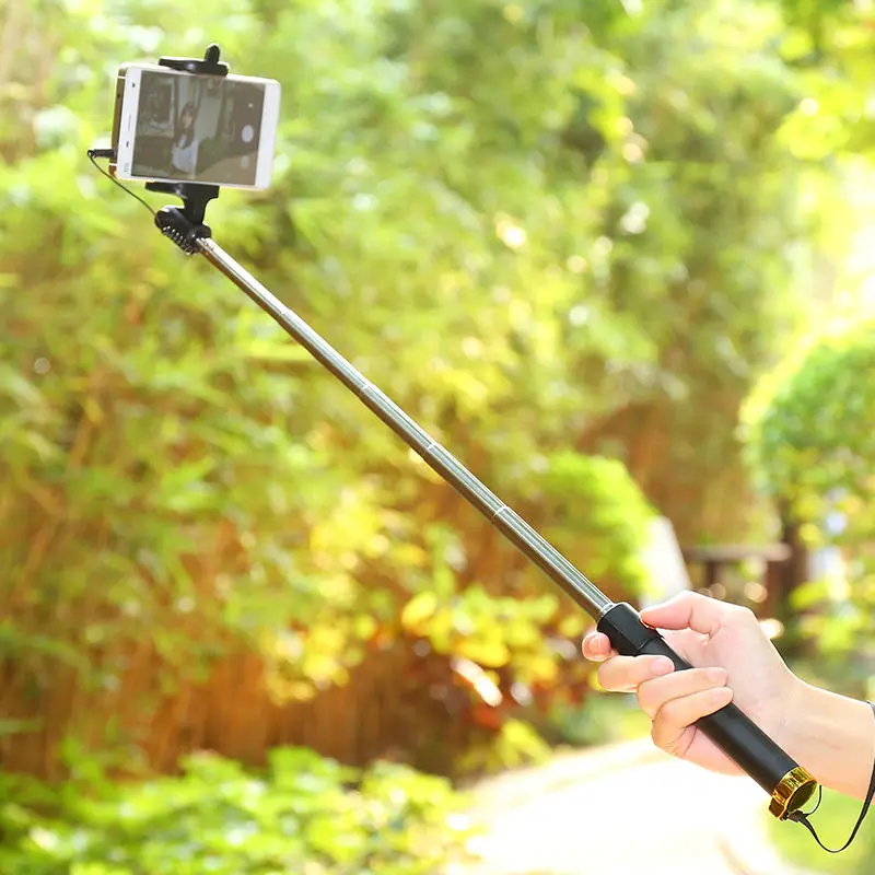 Роскошная универсальная камера Palo Selfie Выдвижная Проводная селфи Палка для Iphone 6