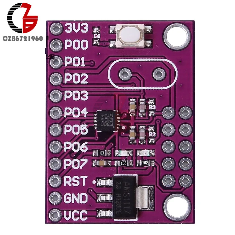 C8051F300 MCU Micro Controlador Módulo de placa de desarrollo para control industrial