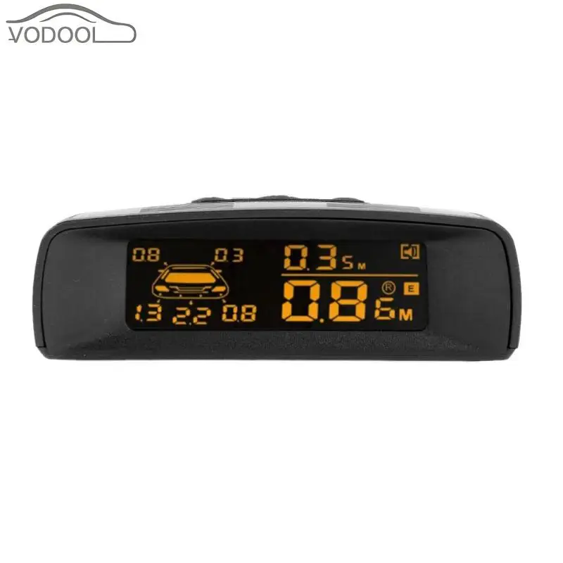 LCD coche LCD Monitor de aparcamiento Kit de Sensor de aparcamiento de automóviles asistencia Parktronic Detector trasero Sistema de Radar de copia de seguridad inversa LCD coche LCD Monitor de aparcamiento Kit de Sensor de aparcamiento de automóviles asistencia Parktronic Detector trasero Sistema de Radar de copia de seguridad inversa