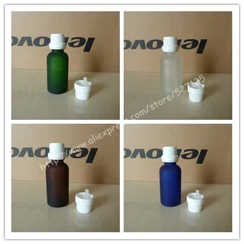 

50ml frosted clear/green/brown/blue glass bottle with white anti-theft plastic screw cap,essential oil bottle.