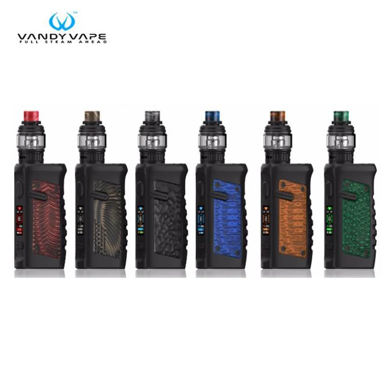 Оригинальный vandy VAPE Jackaroo комплект JACKAROO Mod 100 Вт электронная сигарета с подбак системы водостойкие сетки катушки испаритель