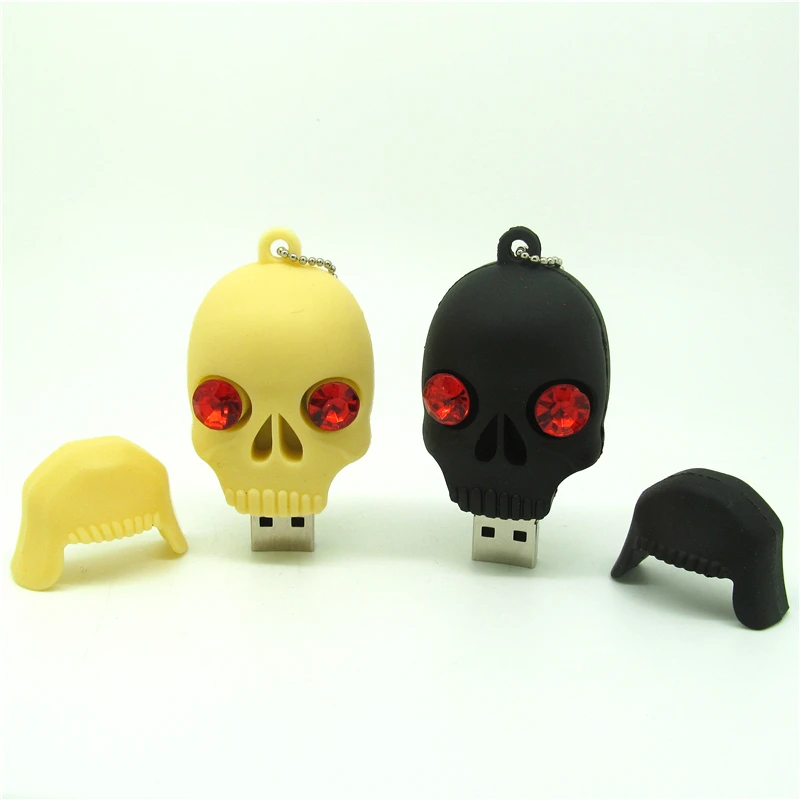 

Cartoon Mask/skull USB 2.0 memory stick 32GB usb flash drive skeleton bone pen drive U disk 4GB 8GB 16GB pendrive