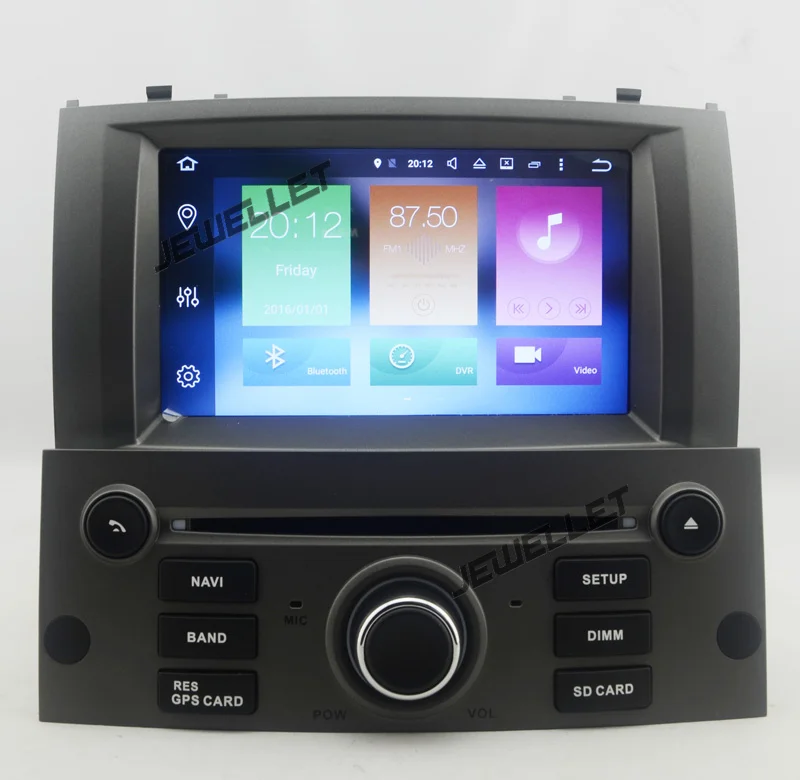 Восьмиядерный ips экран Android 9,0 автомобильный DVD gps Радио Навигация для peugeot 407 2004-2010 с 4G/Wifi DVR OBD зеркальное соединение