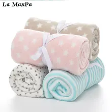 Детское одеяло s, мягкое удобное одеяло с рисунком для новорожденных, Коралловое Флисовое одеяло Manta Bebe, Пеленальное Одеяло, Комплект постельного белья 75*100 см, одеяло с ворсом
