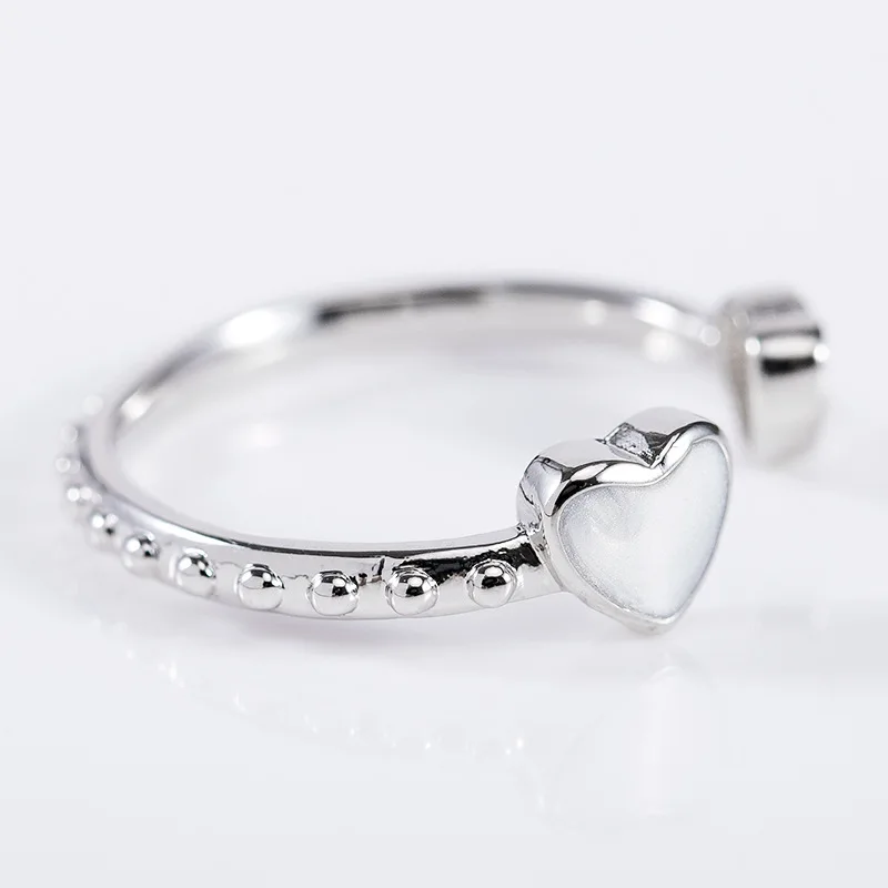 Новое модное ювелирное изделие из серебра 925 пробы с австрийскими кристаллами, простое кольцо с надписью «wild little love» для женщин и женщин на День Матери