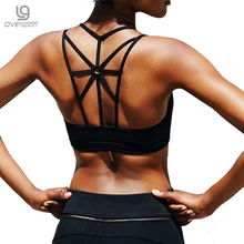 Ovesport летние женские спортивные бюстгальтеры тренировочные бюстгальтеры быстросохнущие тренажеры для йоги топы для занятий спортом для женщин сексуальные бюстгальтеры для фитнеса с открытой спиной