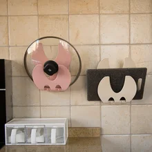 Удар без Кухня пластиковой крышкой стойки кухонных принадлежностей стойку крышка держатель на присоске крышкой lo827324