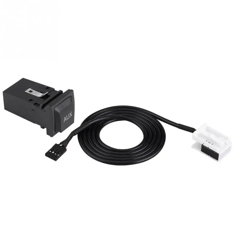 Автомобильный USB аудио AUX вход розетка переключатель кабель для RCD310 VW Golf/GTI/R MK5 MK6
