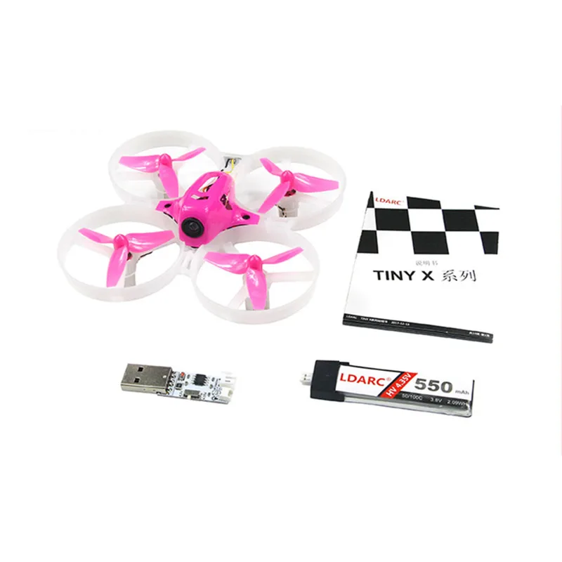 Мини Дрон LDARC TINY 8X FPV с камерой 85 мм 800TVL 25 МВт VTX 8520 полый двигатель Betaflight F3