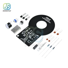 DIY Kit Metaaldetector Kit DC 3 V-5 V 60mm Detective non-contact Sensor Board Module 18650 USB Power Bank Box Elektronische Kit