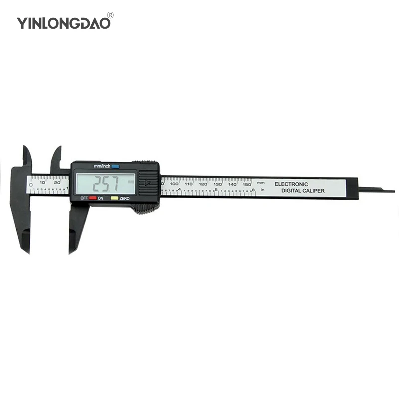 0-150mm Electronic Digital Vernier Caliper Carbon Fiber Vernier Caliper  Gauge Micrometer Hand Measuring Tool Hand Tool  Set